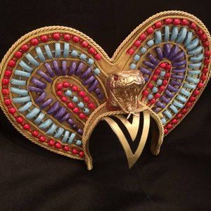 Cleopatra Katy Perry Dark Horse Headpiece Wig Costume Cosplay Crown Pageant